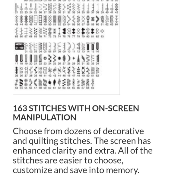 Janome Memory craft 6600 computerized sew machine - Picture 8 of 8